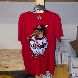 Johnny cupcakes big papi t shirt size L made in USA